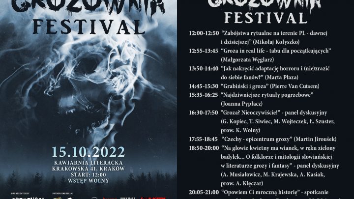 GROZOWNIA FESTIVAL 2022 już w najbliższą sobotę w Krakowie.