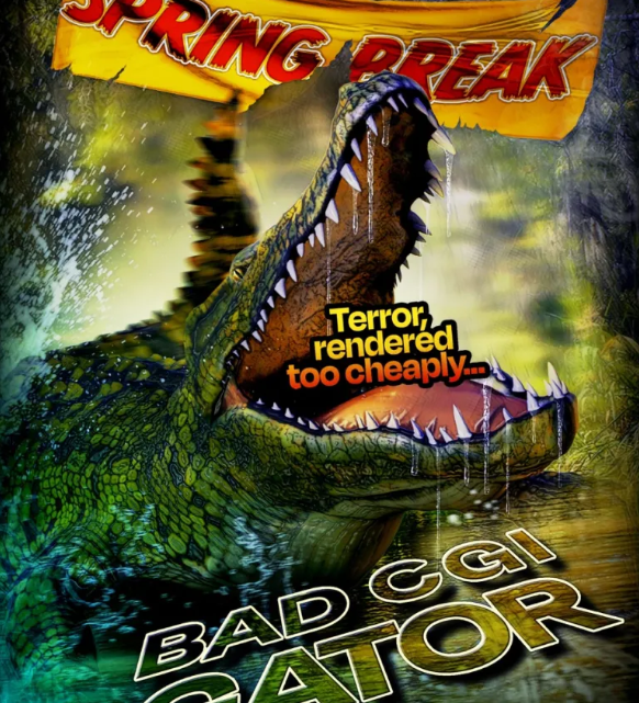 Zobacz przerażający zwiastun do „Bad CGI Gator”.